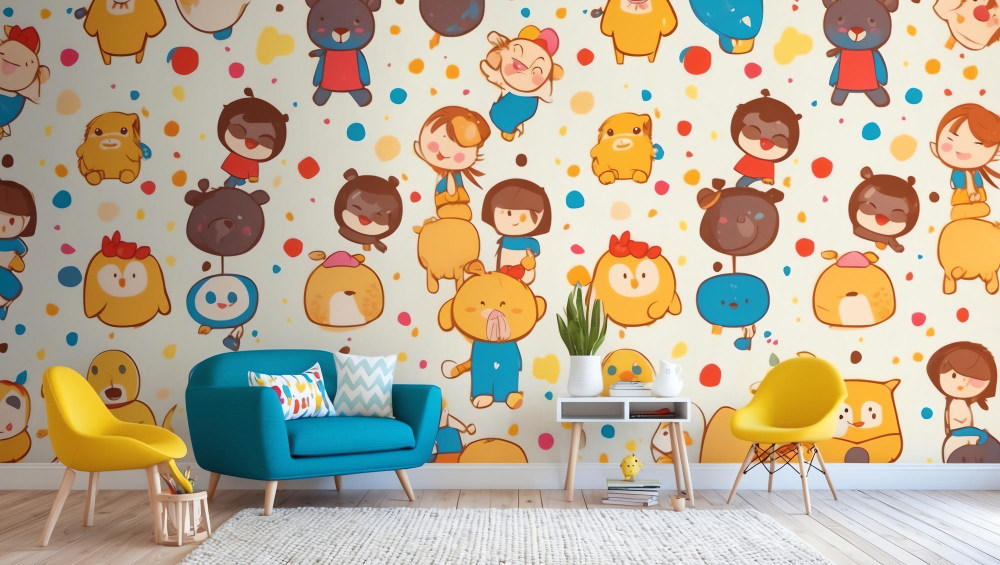 wallpaper design ideas for a kid's room