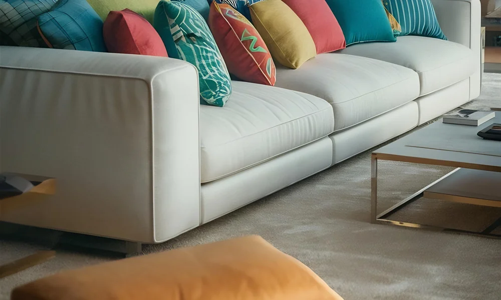Styled living room sofa Chennai - Vishvesh Textiles